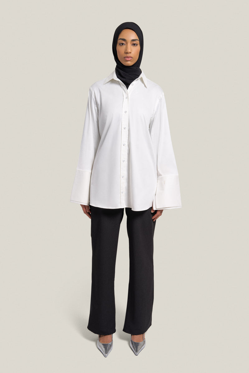 POPLIN SHIRT - WHITE