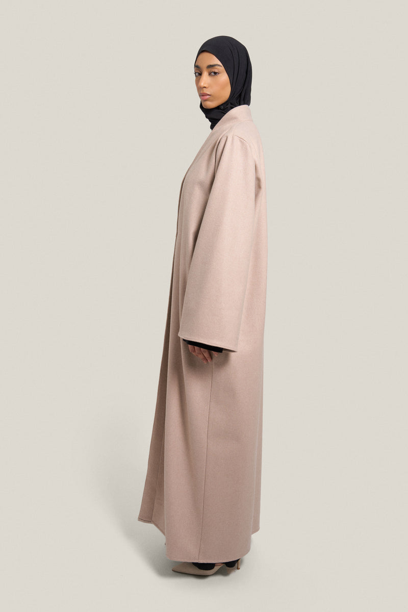 WOOL ABAYA - CRÈME