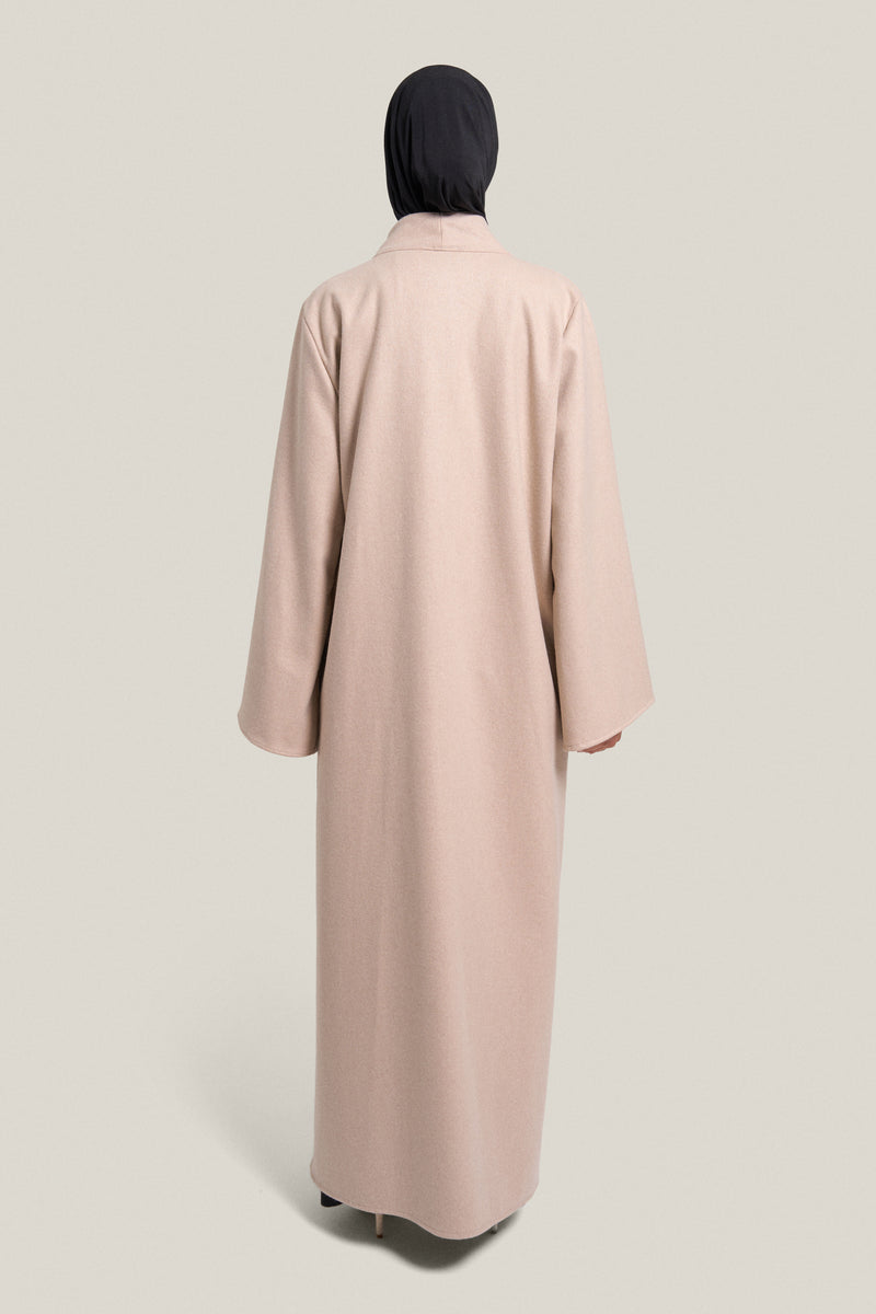 WOOL ABAYA - CRÈME