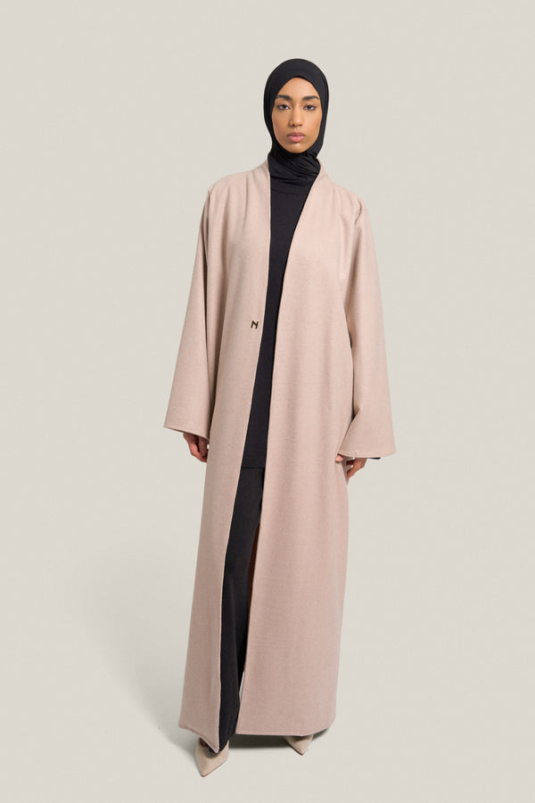 WOOL ABAYA - CRÈME