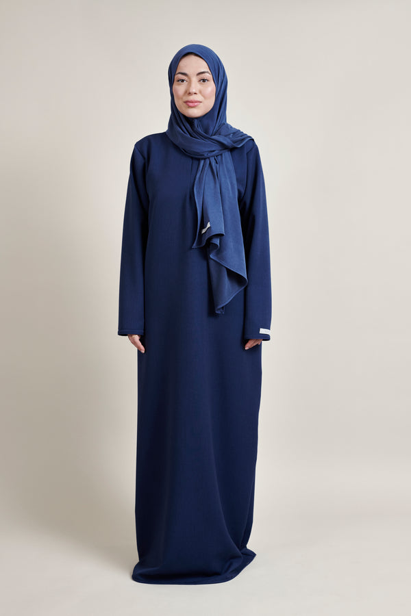 Gabardine Dress - Navy