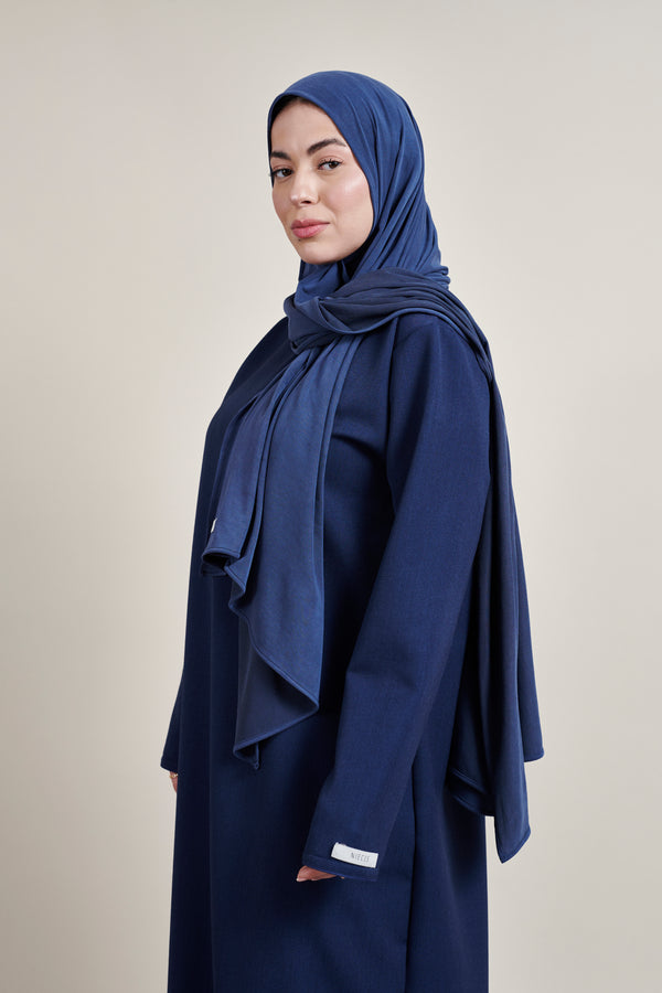 Gabardine Dress - Navy