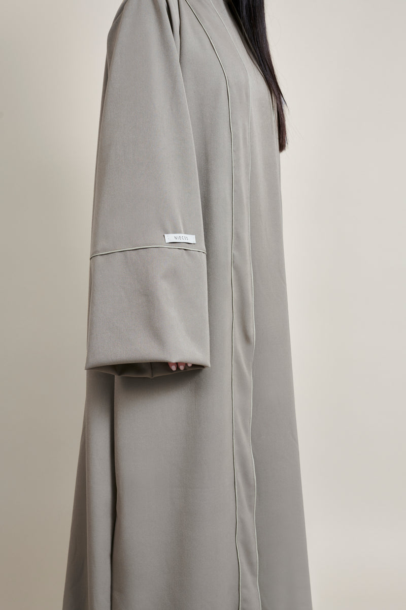 Gabardine Abaya - Cloud