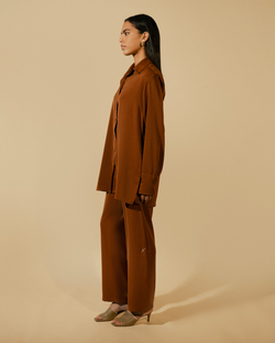 CREPE PANTS - COPPER